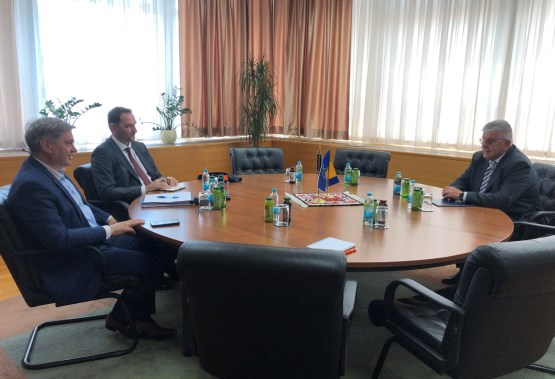 Deputy Speaker of the House of Representatives of the Parliamentary Assembly of Bosnia and Herzegovina, Dr. Denis Zvizdić, received the newly appointed Speaker of the House of Representatives of the Parliament of the Federation of Bosnia and Herzegovina